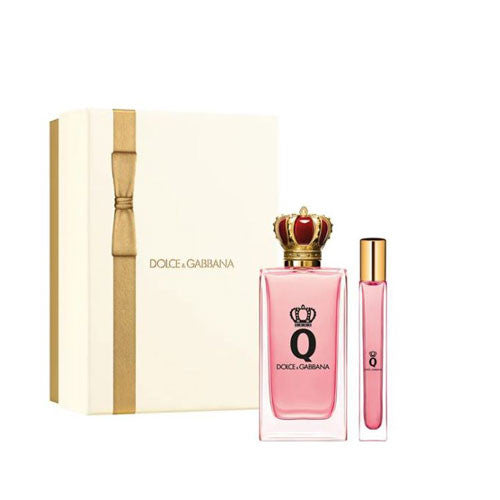 Conjunto Dolce & Gabbana Queen Feminino (2 peças) 100ml EDP SP / 10ml EDP SP